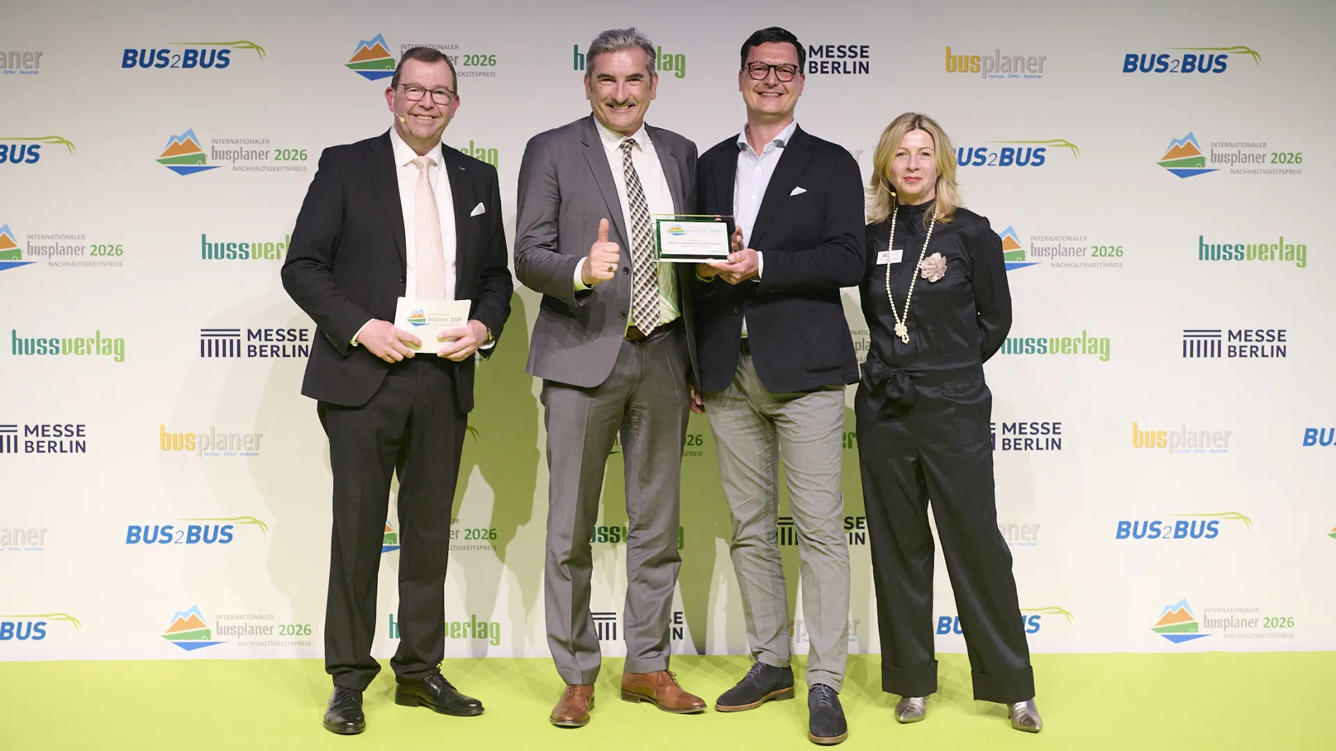 Doppelerfolg für MAN beim Internationalen busplaner Nachhaltigkeitspreis 2026